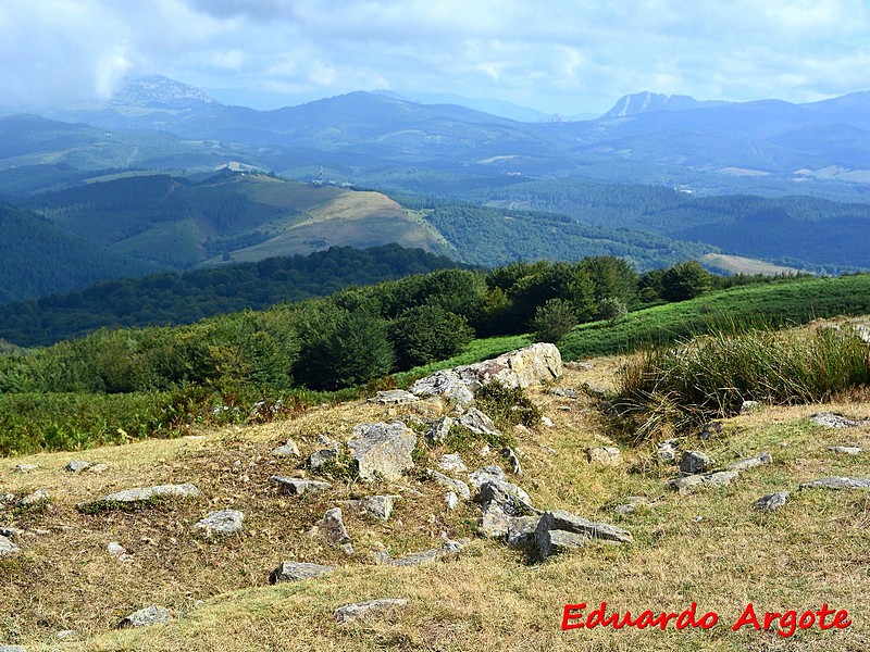 Posición del Monte Oketa