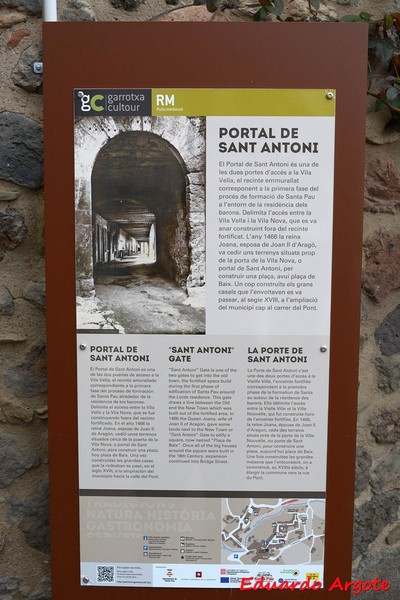 Muralla urbana de Santa Pau