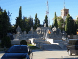 Monumento antiguo del Sagrado Corazón